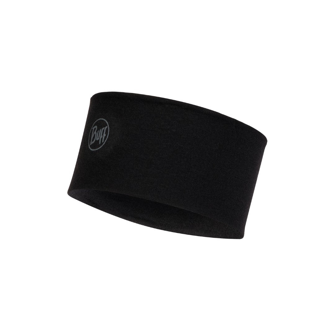 Buff Headband Wool MW Solid Black