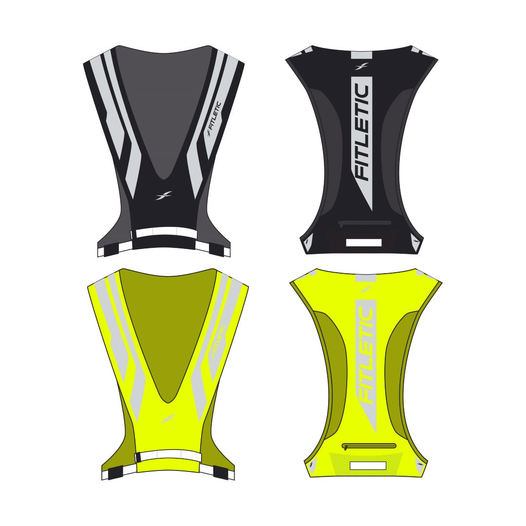 Fitletic Glo Reflective Safety Vests