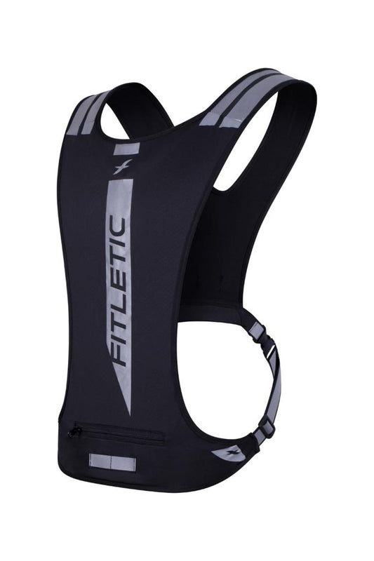 Fitletic Glo Reflective Safety Vest BLK