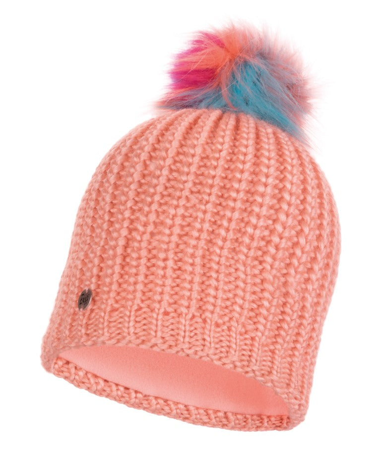 Buff Hat Knitted Dania Peach Polar