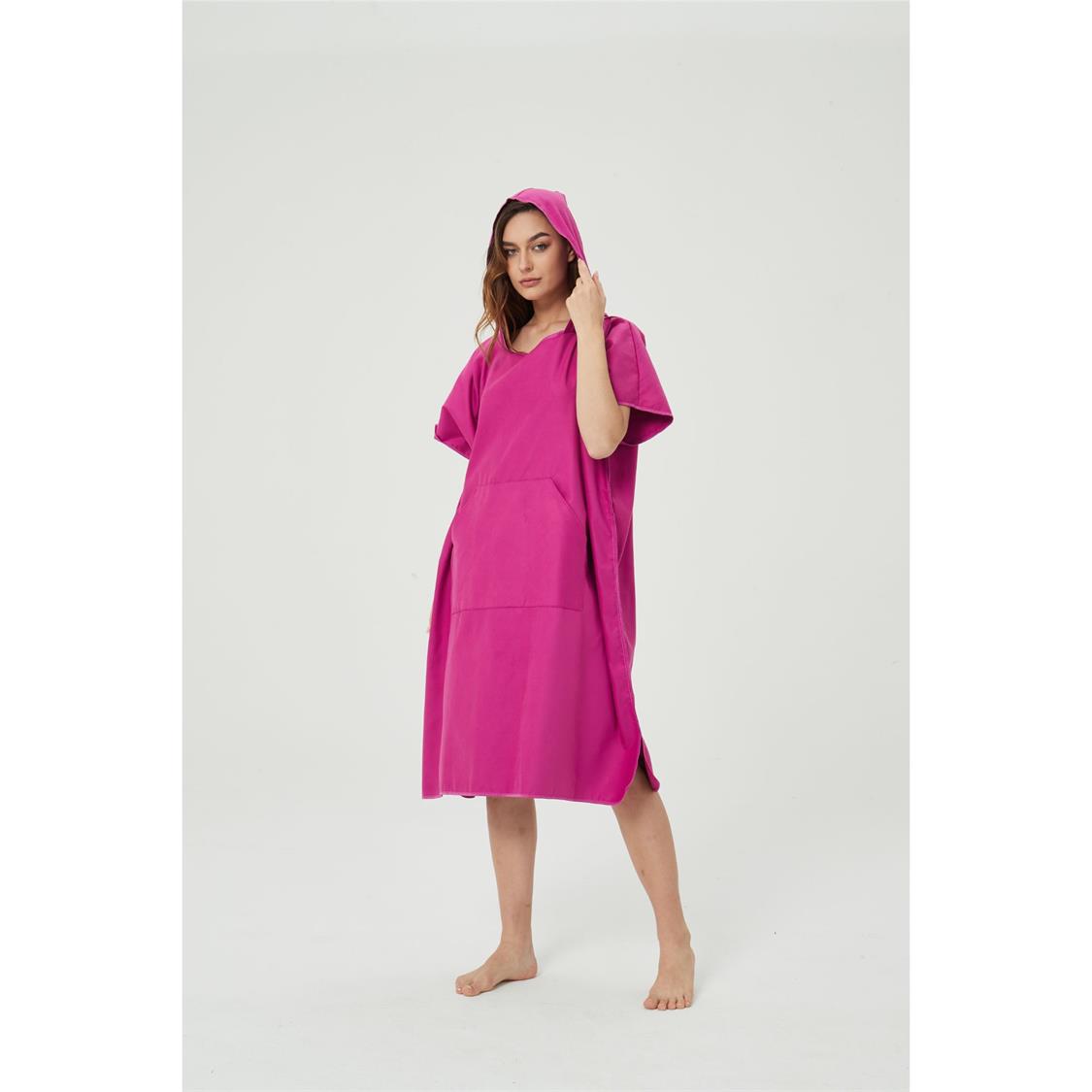 Hooded Towel Cerise 