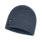 Buff Hat Knitted Solid Navy Polar