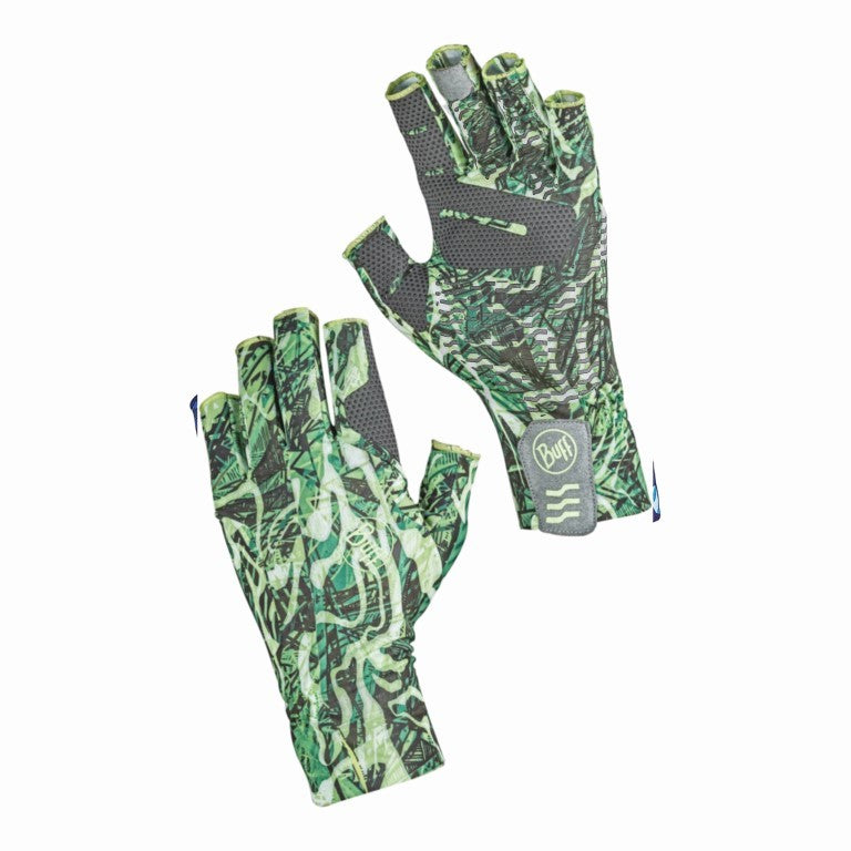 Buff Glove Aqua + Eclipse Reflection Green M