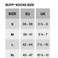 Sock Sizing chart