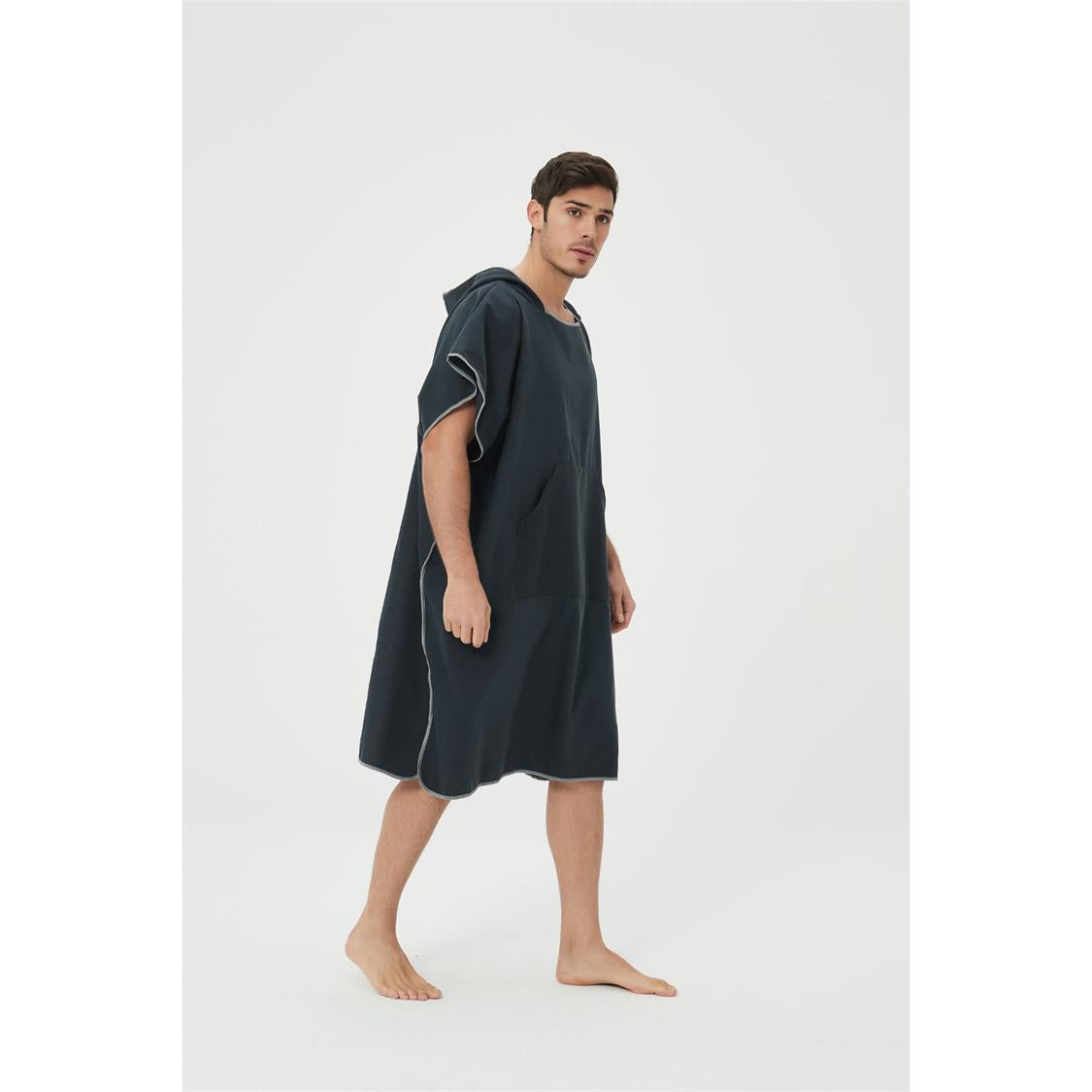 Hooded Towel Black 