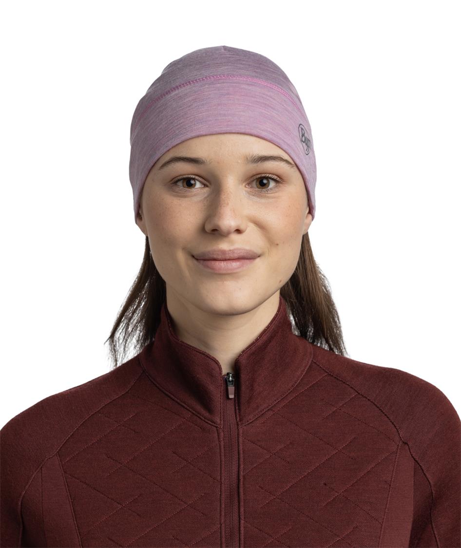 Wool LW Beanie Pansy 