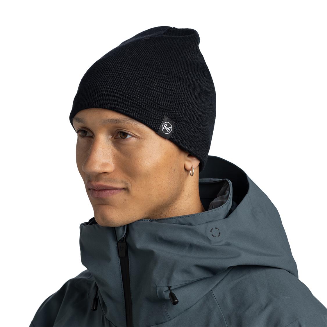 Knitted Beanie Lilon Short Black-136679.999_11