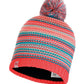 Buff Jr Hat Knitted Amity Coral Pink
