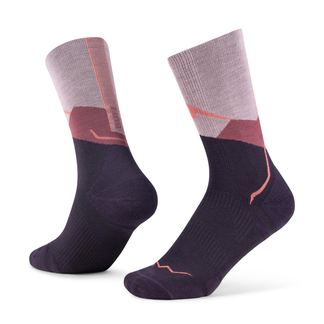 Sock Merino Crew  LWC1 Pink -137795.538