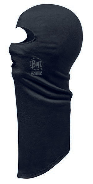 Buff Balaclava Wool Black