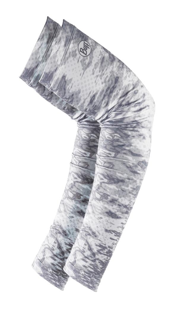 Buff Arm UV Sleeves Camo White XL