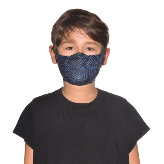 Buff Filter Mask Kids Kasai Blue