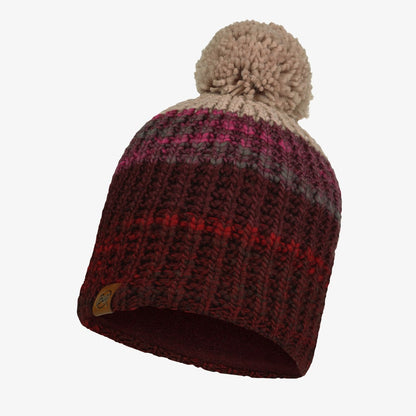 Buff Hat Knitted Alina Maroon